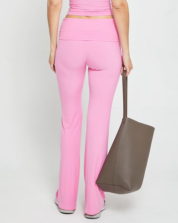 Taking Charge Pink Wide-Leg Trouser Pants  Pink wide leg trousers, Wide  leg trouser, Lulu pants