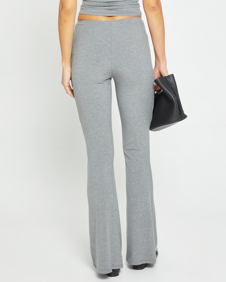 Track Soft Lounge Ruched Pant - Heather Grey - XS at Skims