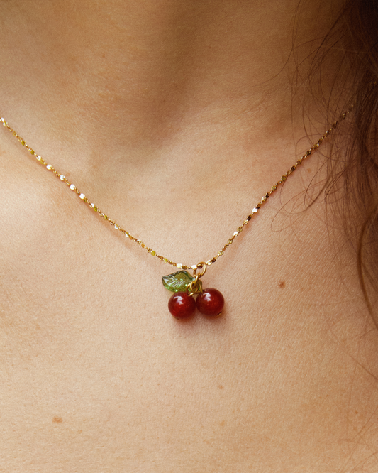 Cherry Pendant Necklace