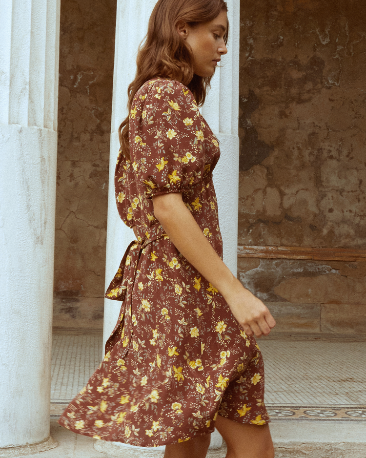 Citra Mulberry Silk Dress