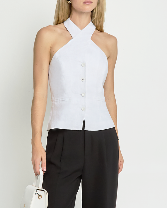 Yvonne Linen Top