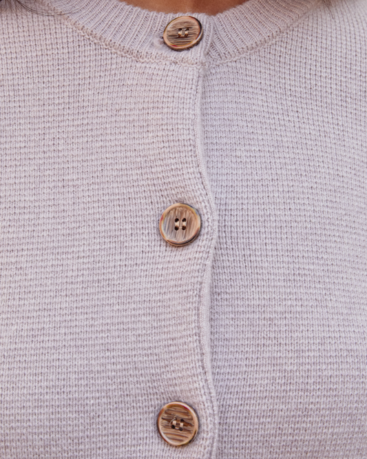 Averie Wool-Cashmere Cardigan